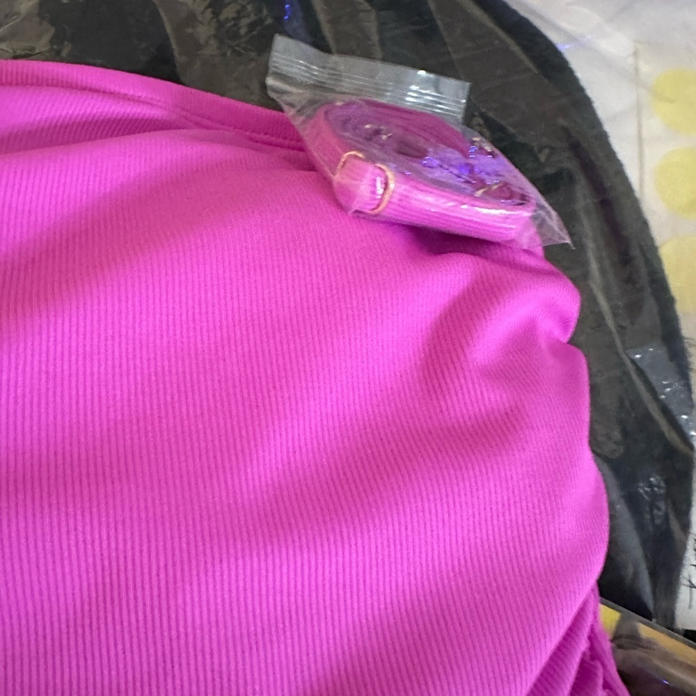 Shade & Shore Fuchsia Swimsuit - Picture 2 of 4